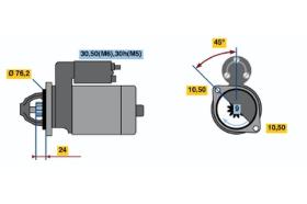 BOSCH 0001108064 - MOTOR DE ARRANQUE