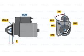 BOSCH 0001208517 - MOTOR DE ARRANQUE