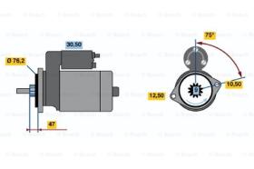 BOSCH 0001211221 - MOTOR DE ARRANQUE