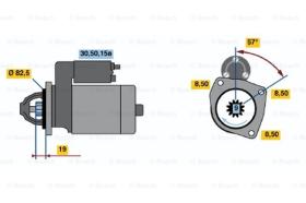 BOSCH 0001212400 - MOTOR DE ARRANQUE