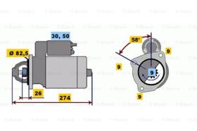 BOSCH 0001218102 - MOTOR DE ARRANQUE