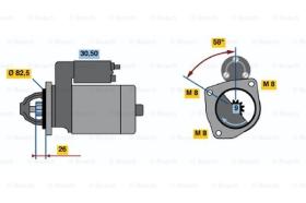 BOSCH 0001218121 - MOTOR DE ARRANQUE