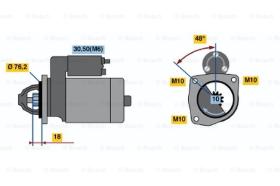 BOSCH 0001218128 - MOTOR DE ARRANQUE