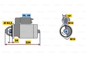 BOSCH 0001218130 - MOTOR DE ARRANQUE