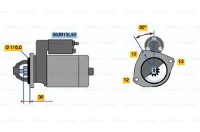 BOSCH 0001362073 - MOTOR DE ARRANQUE