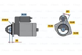 BOSCH 0001362307 - MOTOR DE ARRANQUE