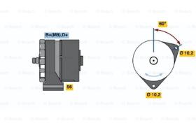 BOSCH 0120469684 - ALTERNADOR