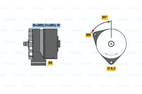 BOSCH 0120469734 - ALTERNADOR