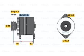 BOSCH 0120469859 - ALTERNADOR