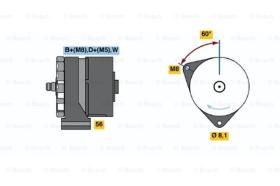 BOSCH 0120469976 - ALTERNADOR