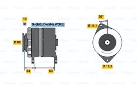 BOSCH 0120469978 - ALTERNADOR