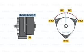 BOSCH 0120488138 - ALTERNADOR