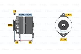 BOSCH 0120488252 - ALTERNADOR