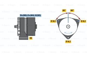 BOSCH 0120489023 - ALTERNADOR