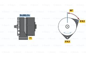 BOSCH 0120489065 - ALTERNADOR