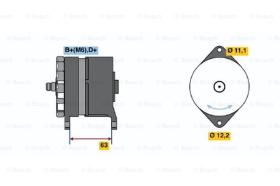 BOSCH 0120489106 - ALTERNADOR