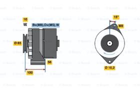 BOSCH 0120489377 - ALTERNADOR