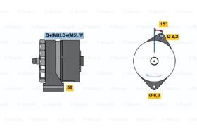 BOSCH 0120489434 - ALTERNADOR