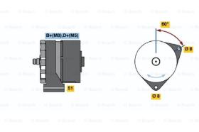 BOSCH 0120489473 - ALTERNADOR