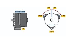 BOSCH 0120489710 - ALTERNADOR