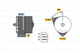 BOSCH 0120489935 - ALTERNADOR