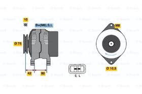 BOSCH 0123115011 - ALTERNADOR