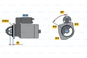 BOSCH 0986010290 - MOTOR DE ARRANQUE