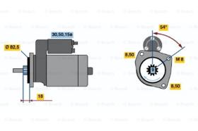 BOSCH 0986010410 - MOTOR DE ARRANQUE