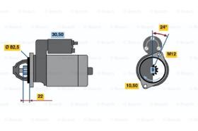 BOSCH 0986010930 - MOTOR DE ARRANQUE