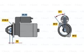 BOSCH 0986011090 - MOTOR DE ARRANQUE