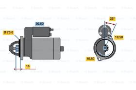 BOSCH 0986012241 - MOTOR DE ARRANQUE