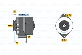 BOSCH 0986030870 - ALTERNADOR