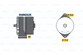 BOSCH 0986031250 - ALTERNADOR