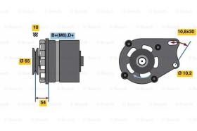 BOSCH 0986032340 - ALTERNADOR