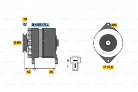 BOSCH 0986032621 - ALTERNADOR