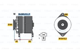 BOSCH 0986032641 - ALTERNADOR