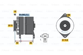 BOSCH 0986032681 - ALTERNADOR