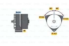 BOSCH 0986034940 - ALTERNADOR