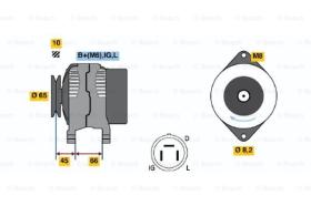 BOSCH 0986035461 - ALTERNADOR