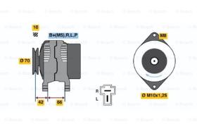 BOSCH 0986035791 - ALTERNADOR