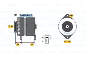 BOSCH 0986036341 - ALTERNADOR