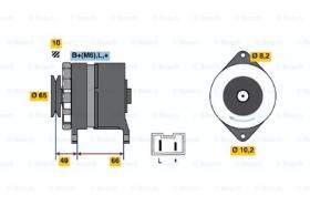 BOSCH 0986037281 - ALTERNADOR