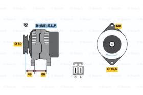 BOSCH 0986037691 - ALTERNADOR