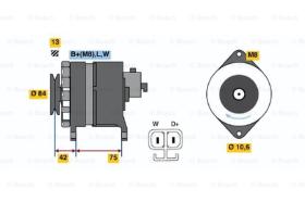 BOSCH 0986041791 - ALTERNADOR