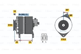 BOSCH 0986042261 - ALTERNADOR