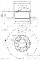 BREMBO 08151110 - DISCO FRENO