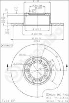 BREMBO 08151120 - DISCO DE FRENO