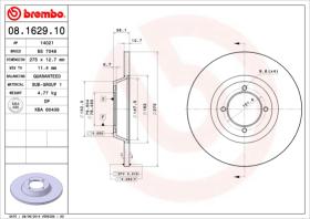 BREMBO 08162910 - DISCO FRENO