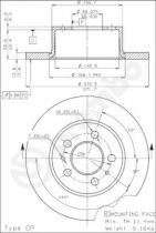 BREMBO 08164610 - DISCO FRENO