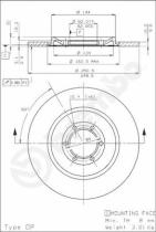 BREMBO 08198710 - DISCO FRENO